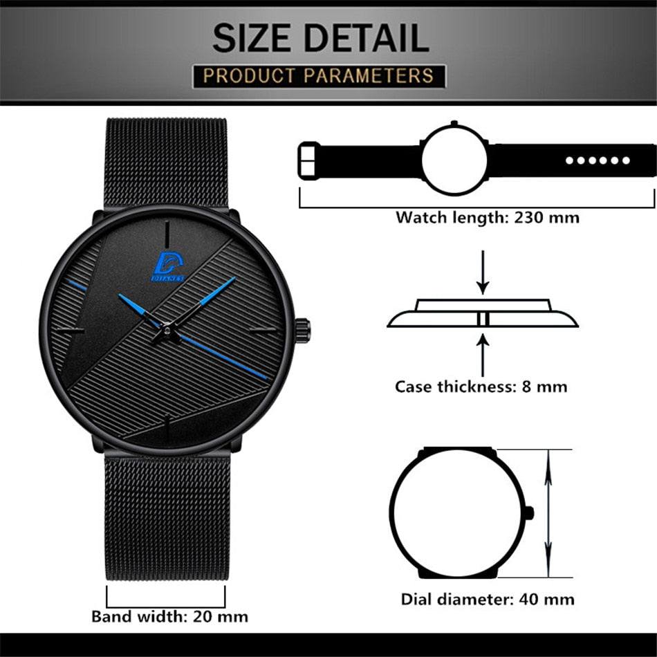DIJANES Minimalist Ultra Thin Watch for Men - Premium Watches from Dressmycell.com - Just $16.00! Shop now at Dressmycell.com DIJANES Minimalist Ultra Thin Watch for Men - Premium Watches from Dressmycell.com - Just $16.00! Shop now at Dressmycell.com
